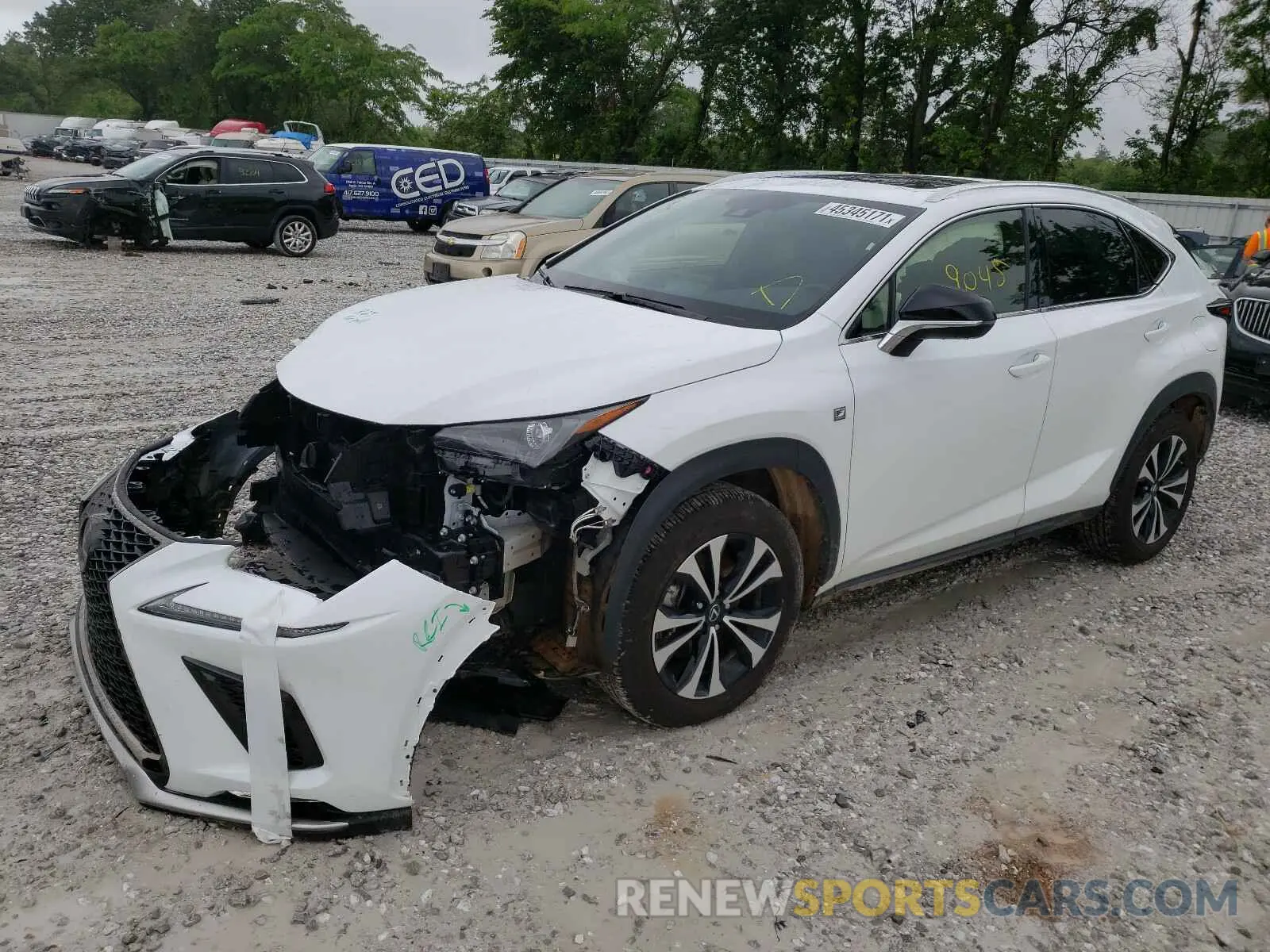 2 Photograph of a damaged car JTJSARDZ3M2236913 LEXUS NX 2021