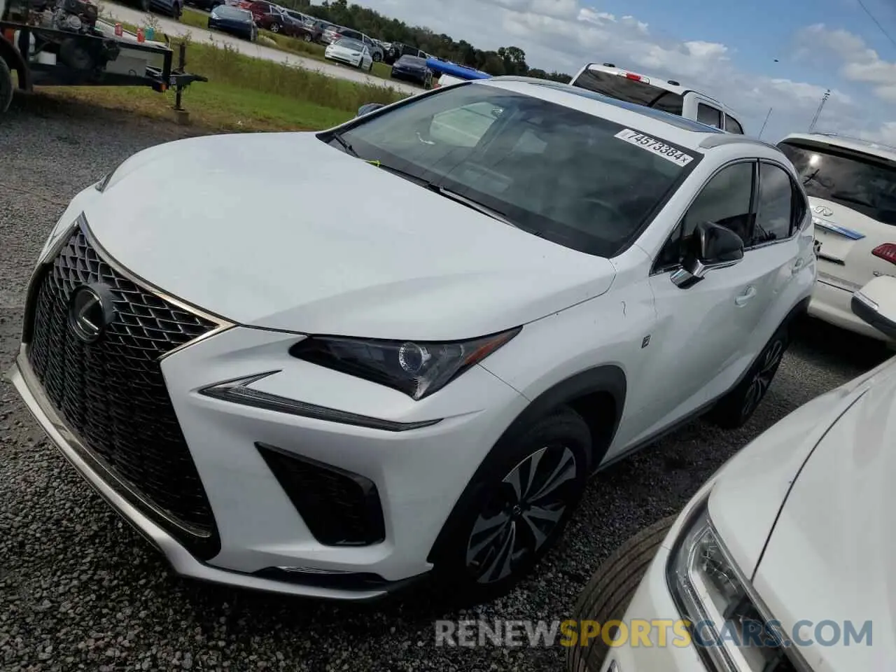 1 Фотография поврежденного автомобиля JTJSARDZXM2237475 LEXUS NX 2021