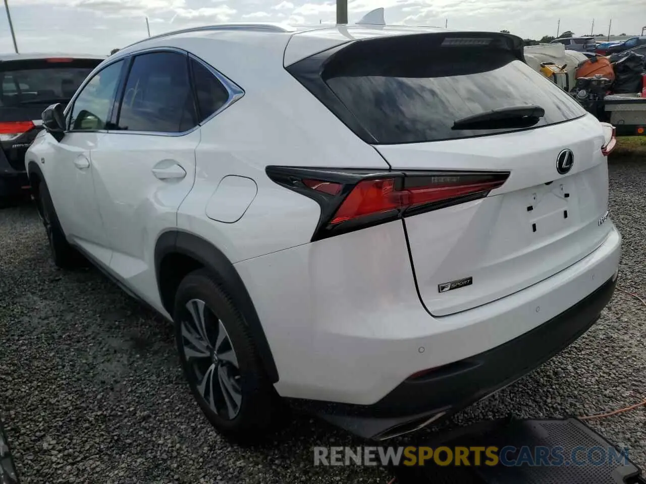 2 Фотография поврежденного автомобиля JTJSARDZXM2237475 LEXUS NX 2021