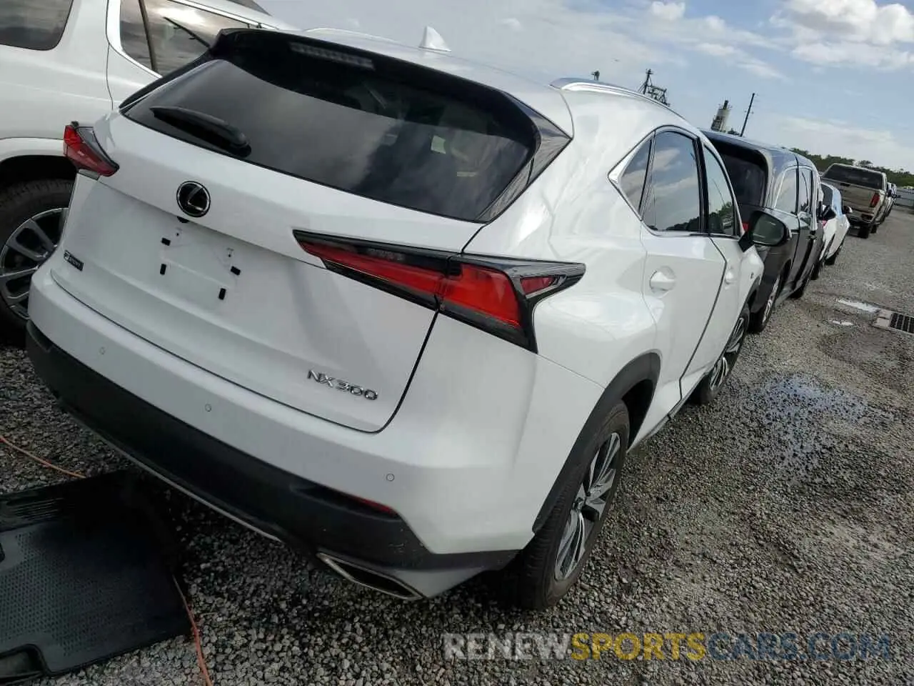3 Фотография поврежденного автомобиля JTJSARDZXM2237475 LEXUS NX 2021