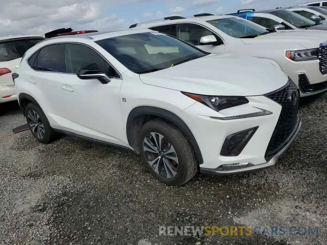 4 Фотография поврежденного автомобиля JTJSARDZXM2237475 LEXUS NX 2021