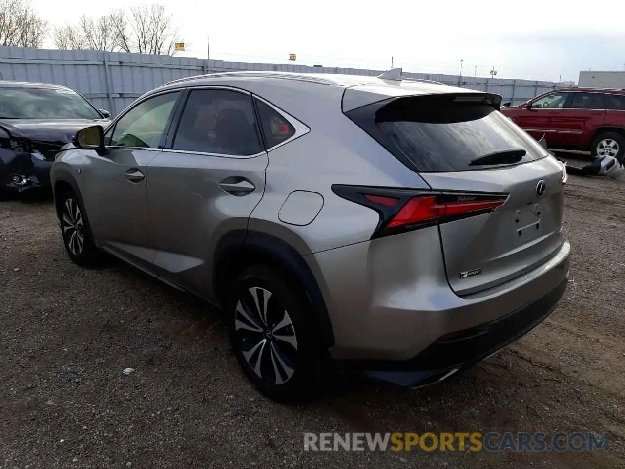 3 Фотография поврежденного автомобиля JTJSARDZXM2249190 LEXUS NX 2021