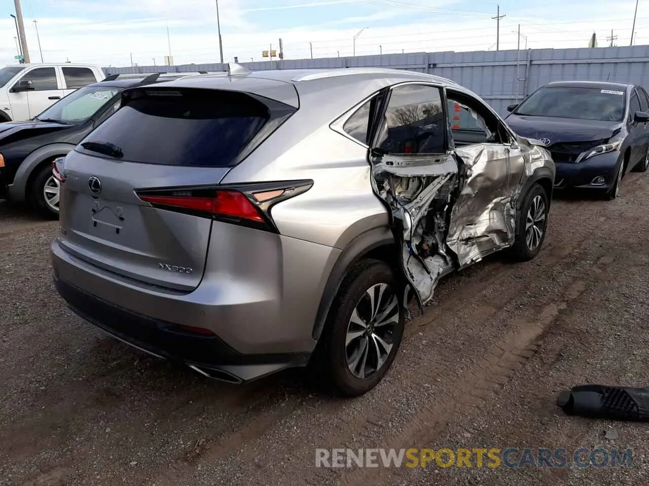 4 Фотография поврежденного автомобиля JTJSARDZXM2249190 LEXUS NX 2021