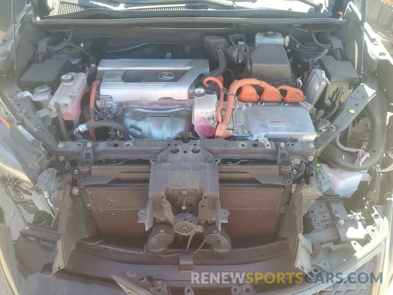 12 Фотография поврежденного автомобиля JTJSJRDZ7M5010775 LEXUS NX 2021