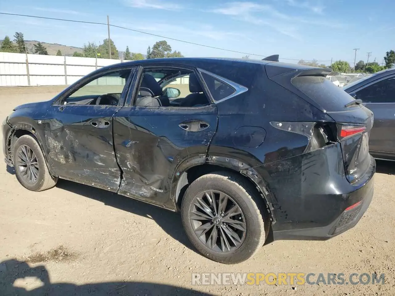 2 Фотография поврежденного автомобиля JTJSJRDZ7M5010775 LEXUS NX 2021