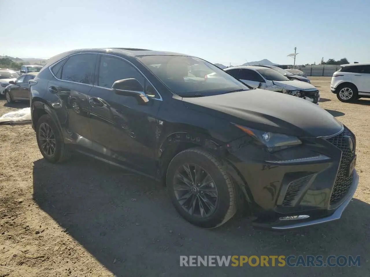 4 Фотография поврежденного автомобиля JTJSJRDZ7M5010775 LEXUS NX 2021
