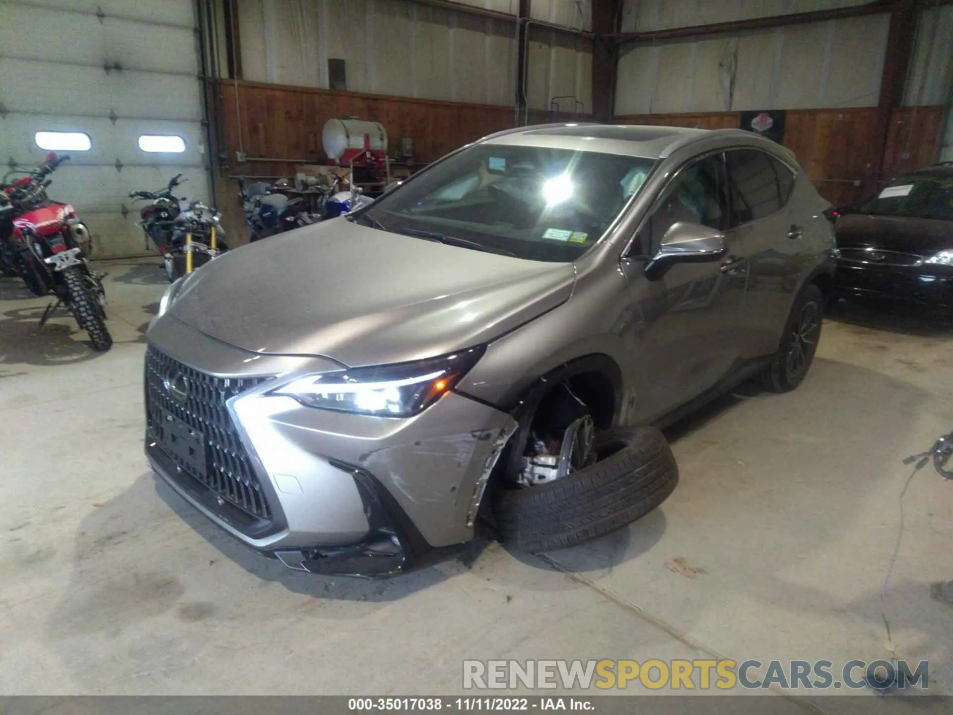 2 Фотография поврежденного автомобиля 2T2AGCEZ5NC011688 LEXUS NX 2022