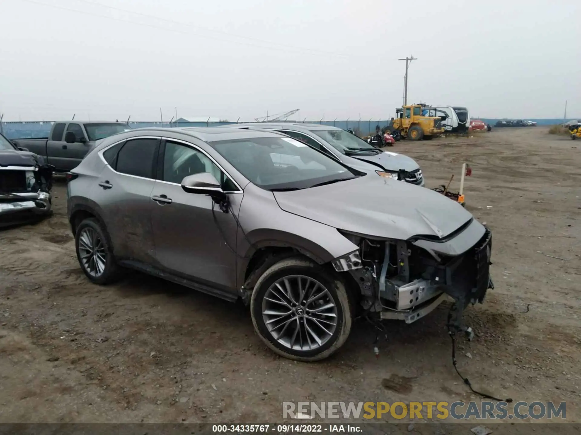 1 Фотография поврежденного автомобиля 2T2GKCEZ9NC001075 LEXUS NX 2022