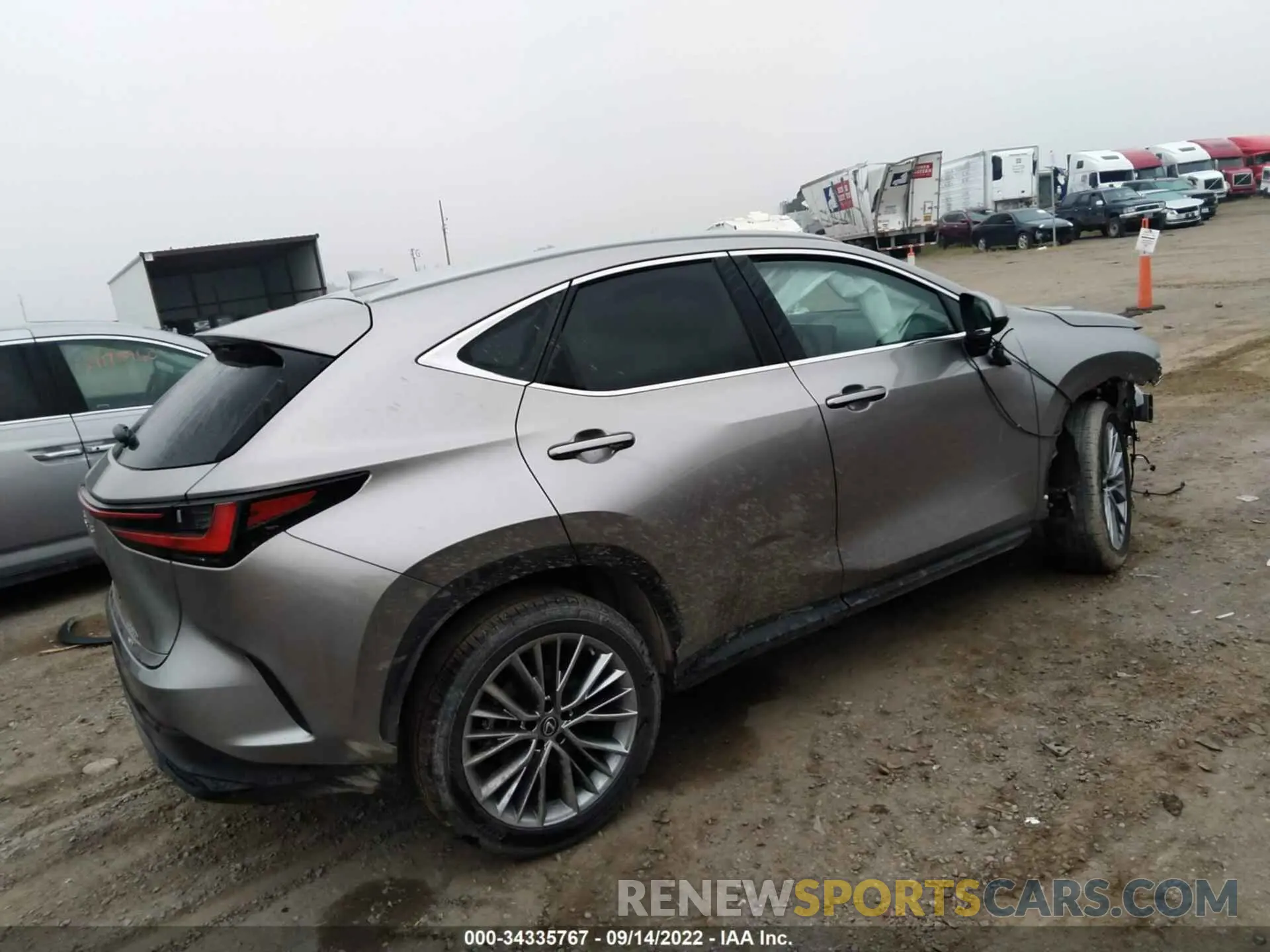 4 Фотография поврежденного автомобиля 2T2GKCEZ9NC001075 LEXUS NX 2022