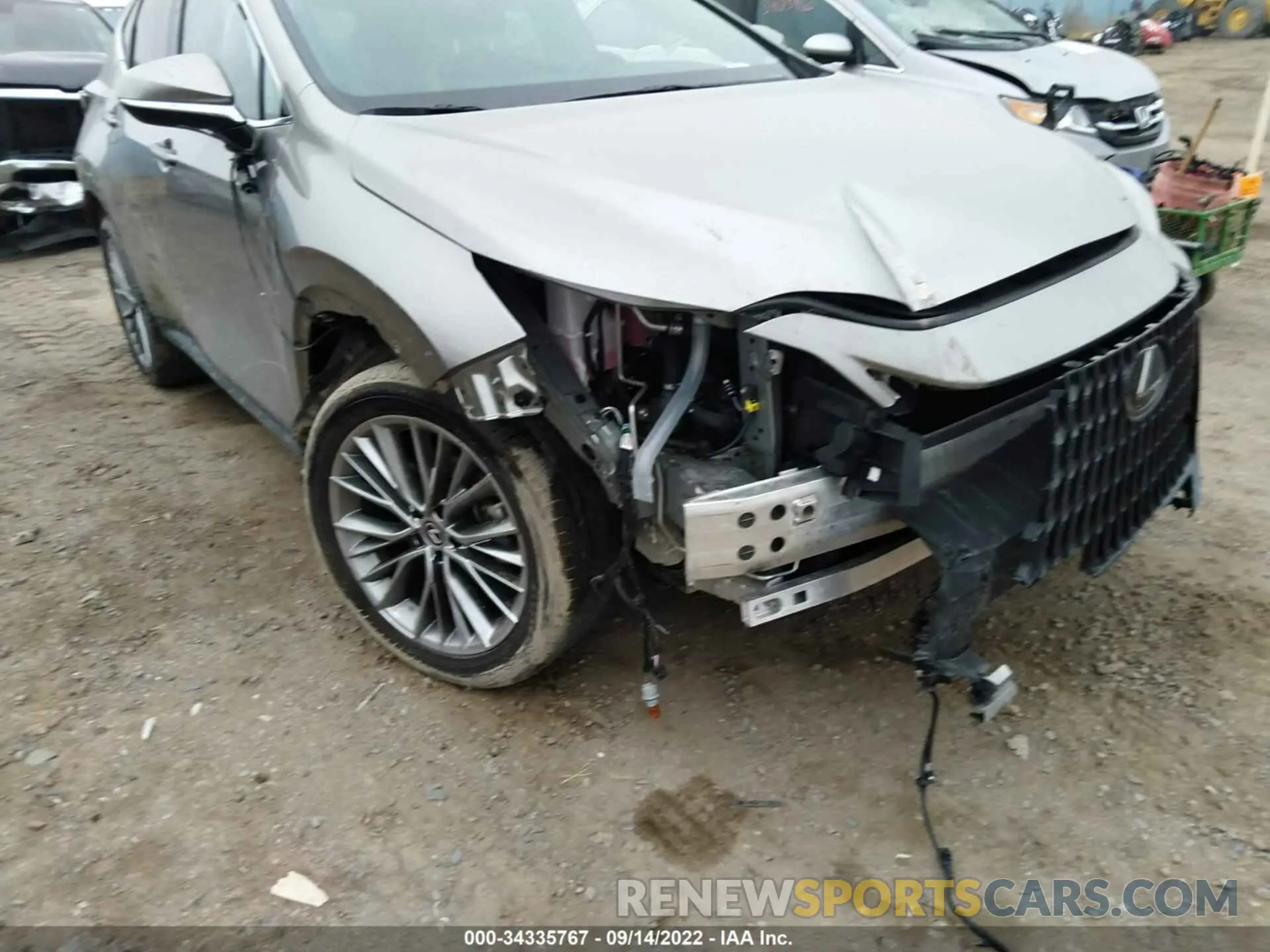 6 Фотография поврежденного автомобиля 2T2GKCEZ9NC001075 LEXUS NX 2022