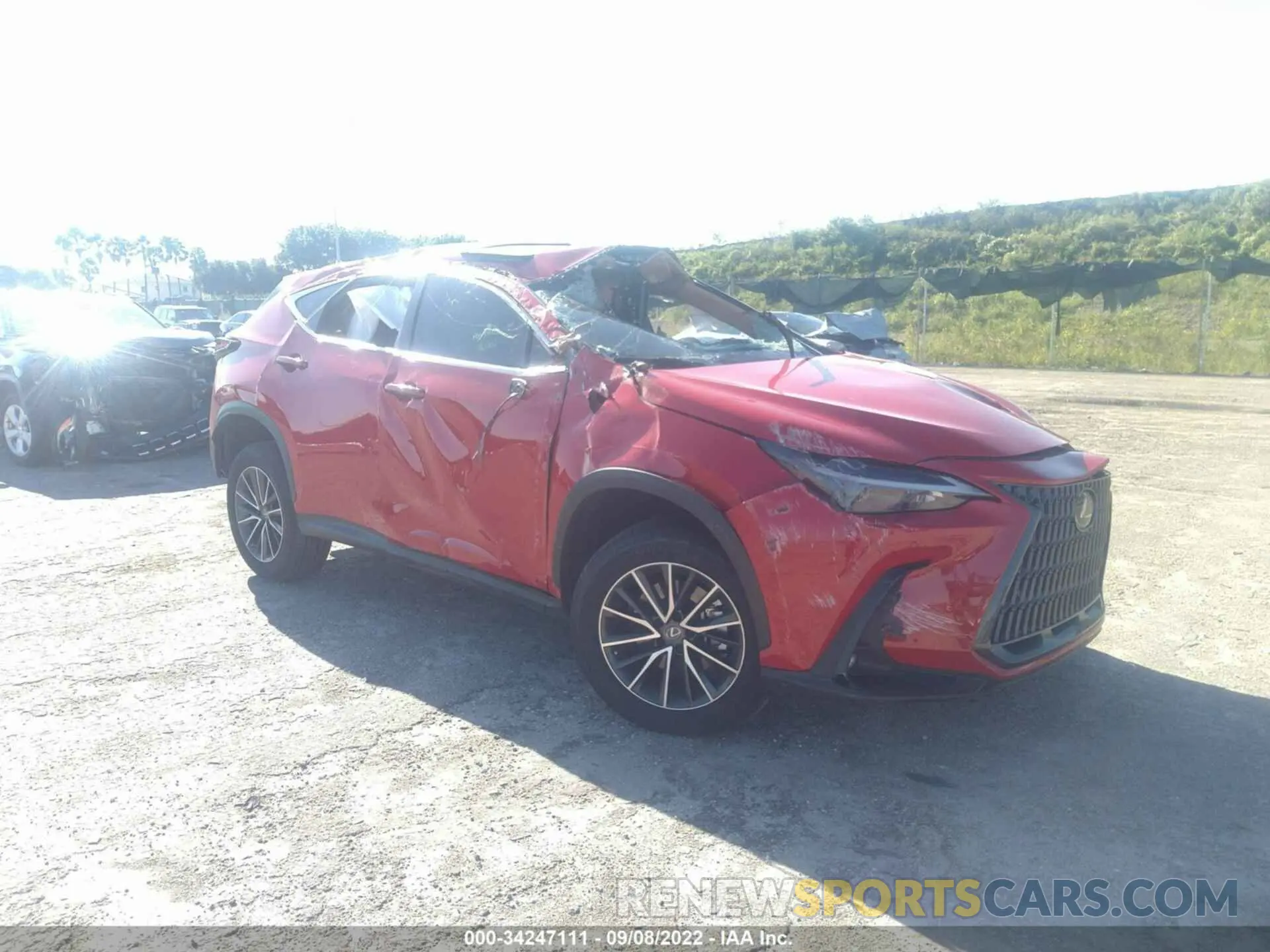 1 Фотография поврежденного автомобиля JTJGGCEZ6N2000287 LEXUS NX 2022