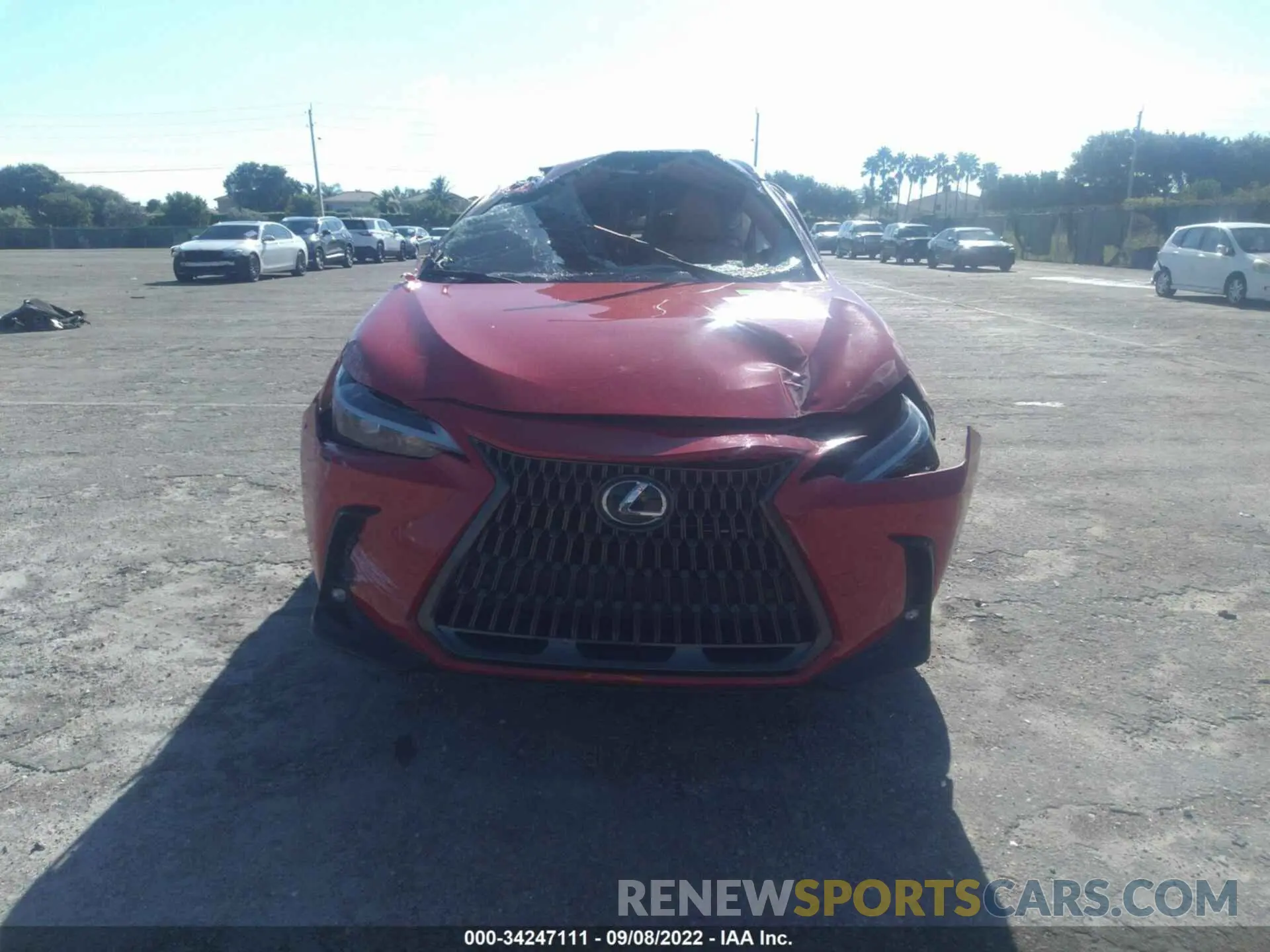 6 Фотография поврежденного автомобиля JTJGGCEZ6N2000287 LEXUS NX 2022