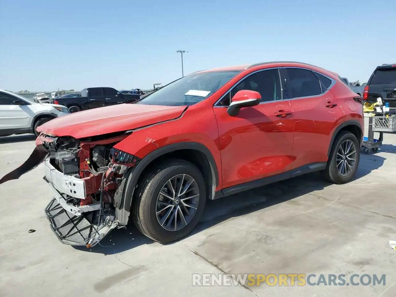 1 Photograph of a damaged car 2T2ADCAZ4NC001670 LEXUS NX 250 2022