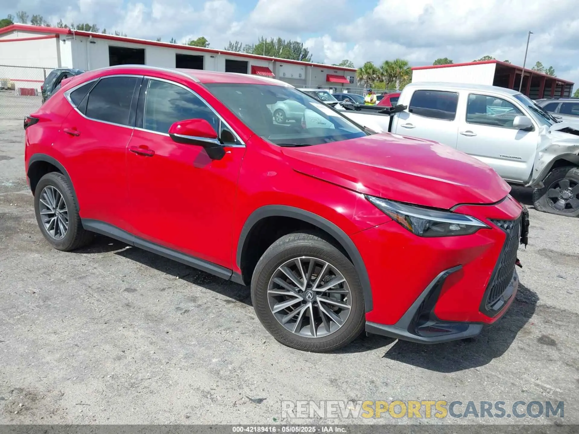 1 Photograph of a damaged car 2T2ADCAZ9NC002488 LEXUS NX 250 2022