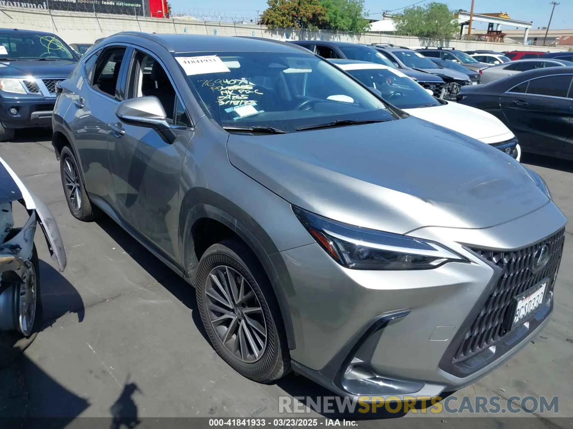 1 Фотография поврежденного автомобиля JTJADCEZ9N5000474 LEXUS NX 250 2022