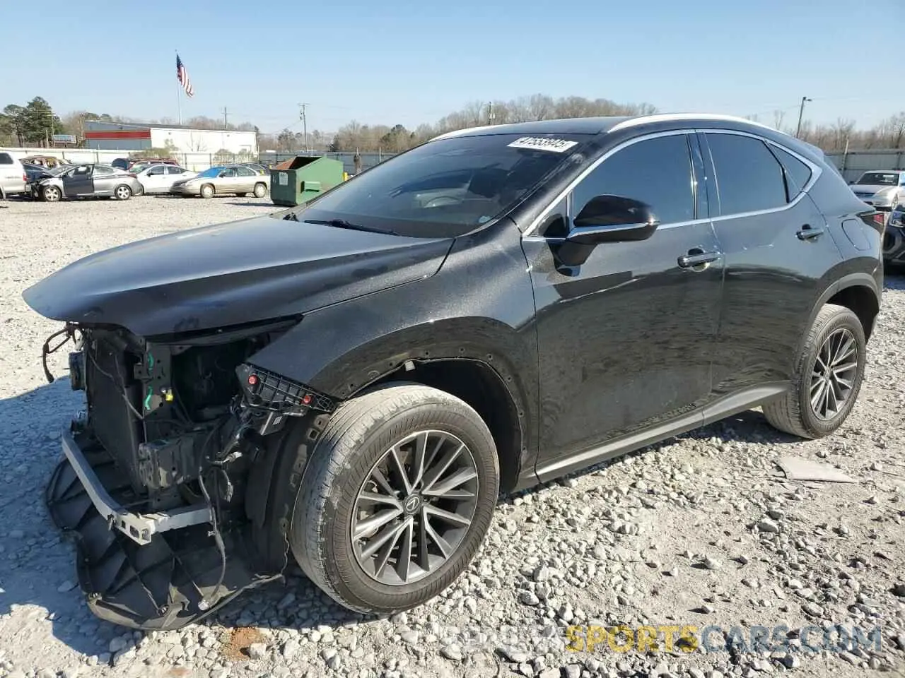 1 Photograph of a damaged car 2T2ADCAZ8PC004431 LEXUS NX 250 2023