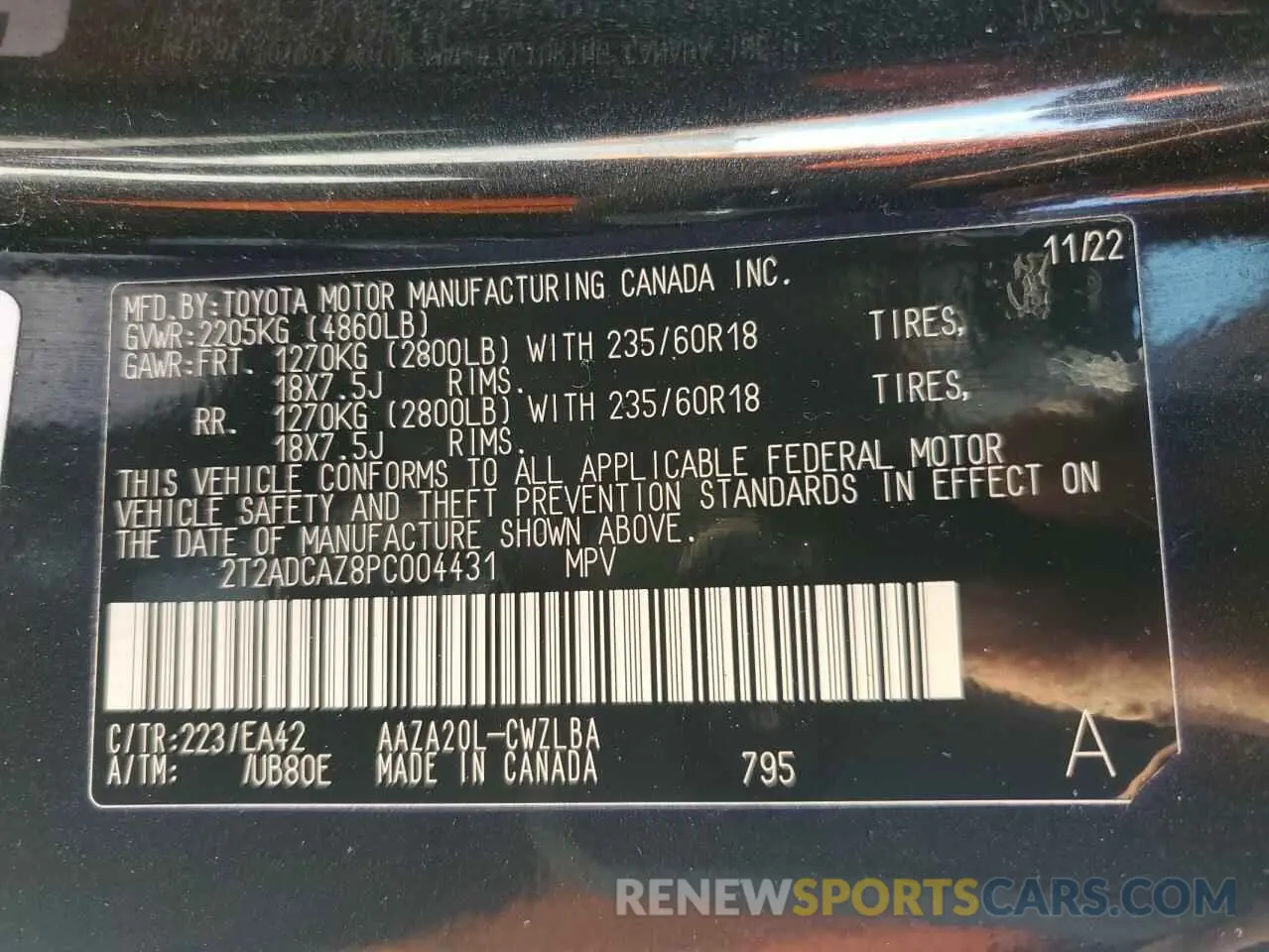15 Photograph of a damaged car 2T2ADCAZ8PC004431 LEXUS NX 250 2023