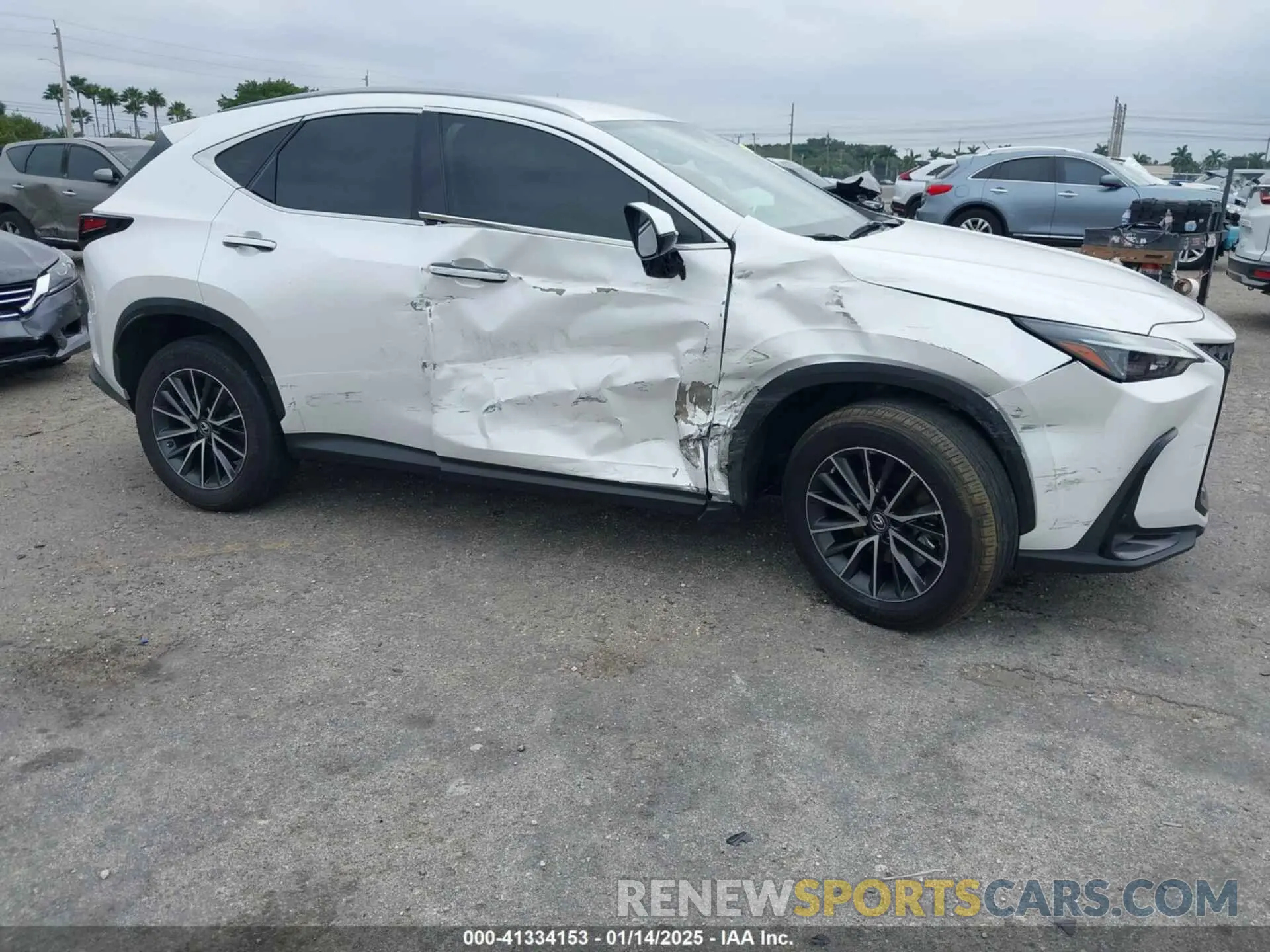 1 Фотография поврежденного автомобиля JTJADCAZ9P5010060 LEXUS NX 250 2023