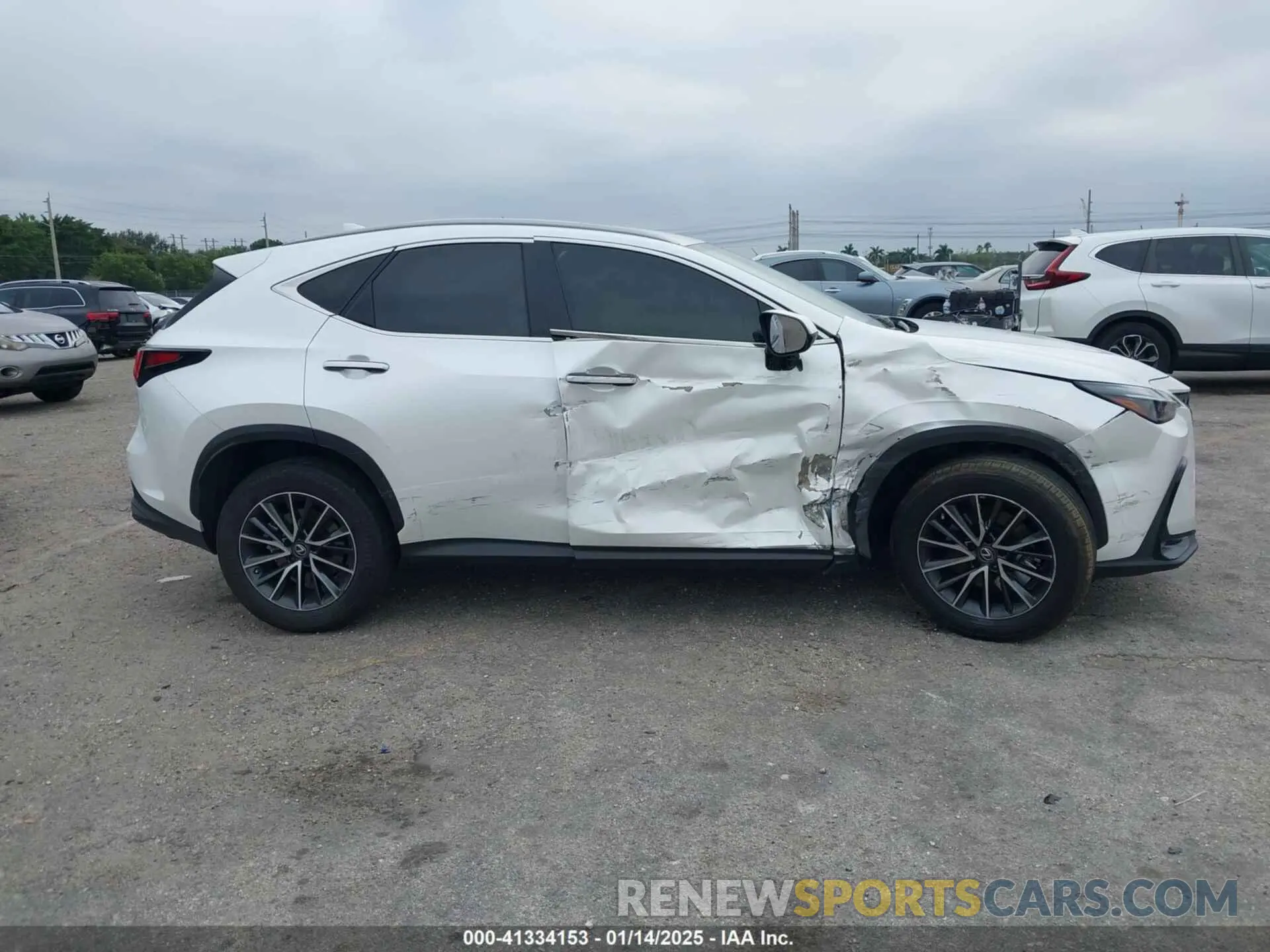 13 Фотография поврежденного автомобиля JTJADCAZ9P5010060 LEXUS NX 250 2023