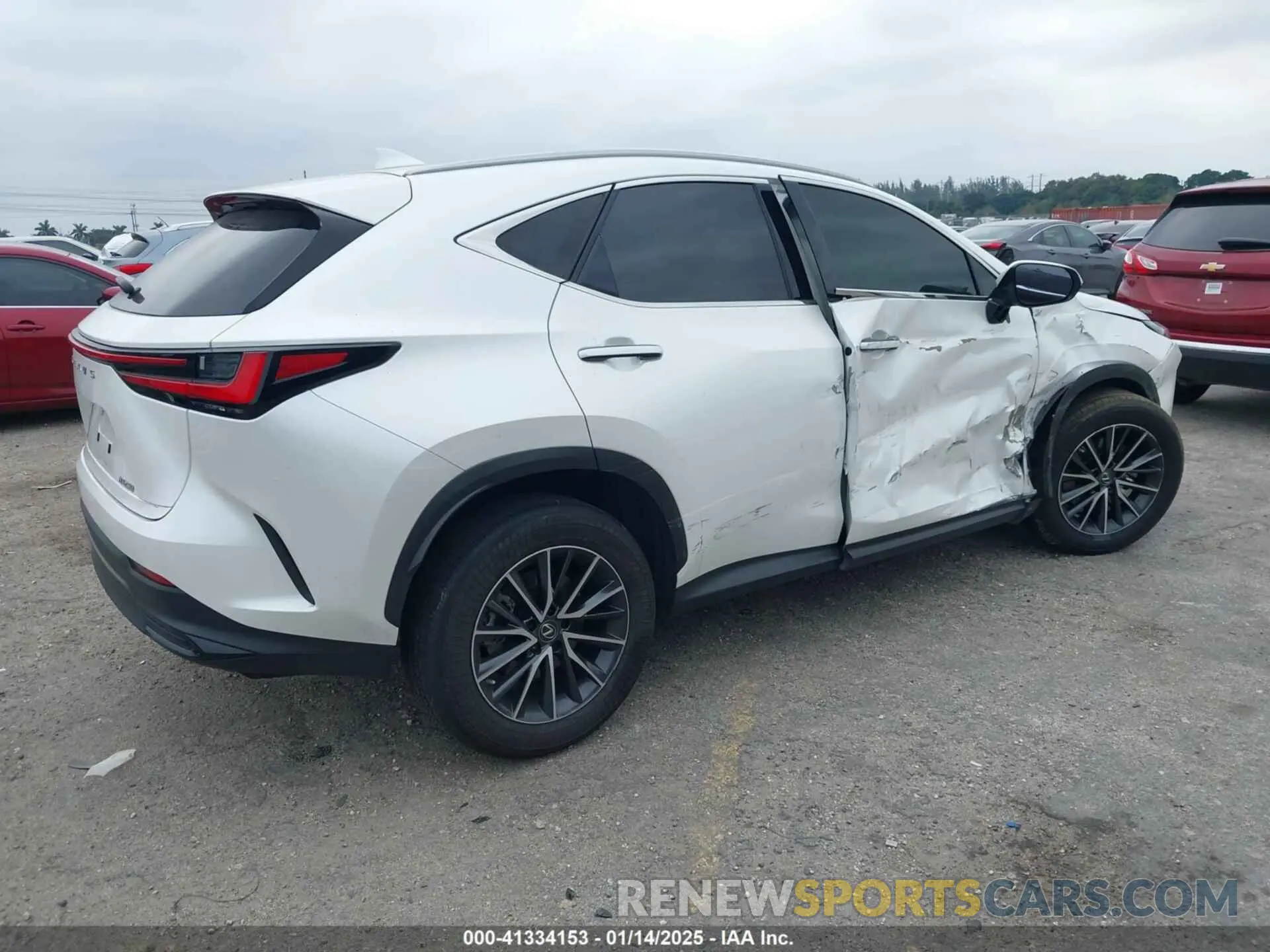 4 Фотография поврежденного автомобиля JTJADCAZ9P5010060 LEXUS NX 250 2023
