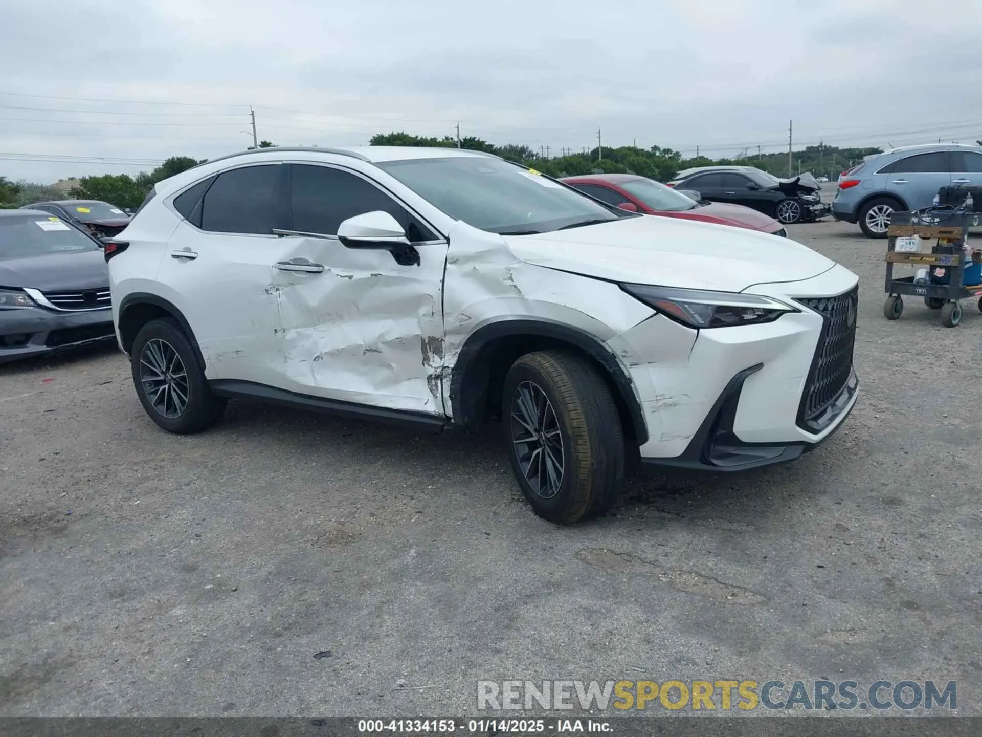 6 Фотография поврежденного автомобиля JTJADCAZ9P5010060 LEXUS NX 250 2023