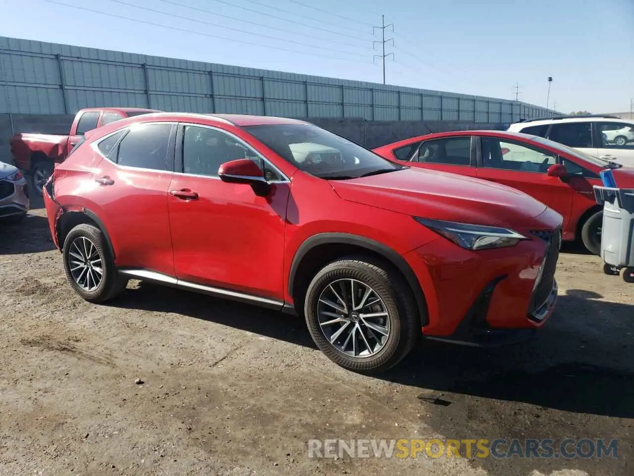 4 Фотография поврежденного автомобиля JTJADCAZXP2007217 LEXUS NX 250 2023