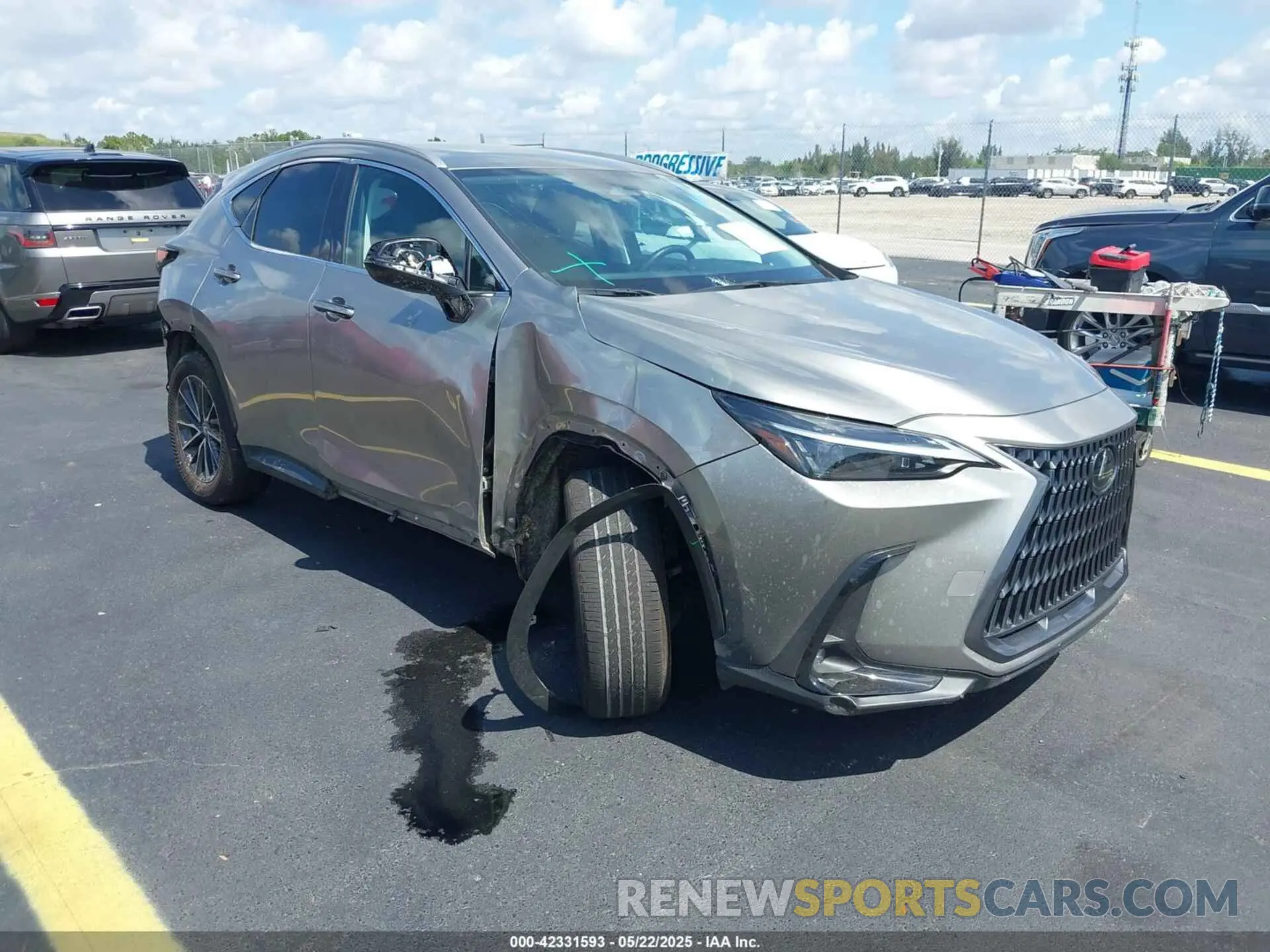 1 Photograph of a damaged car 2T2ADCAZ3RC009989 LEXUS NX 250 2024