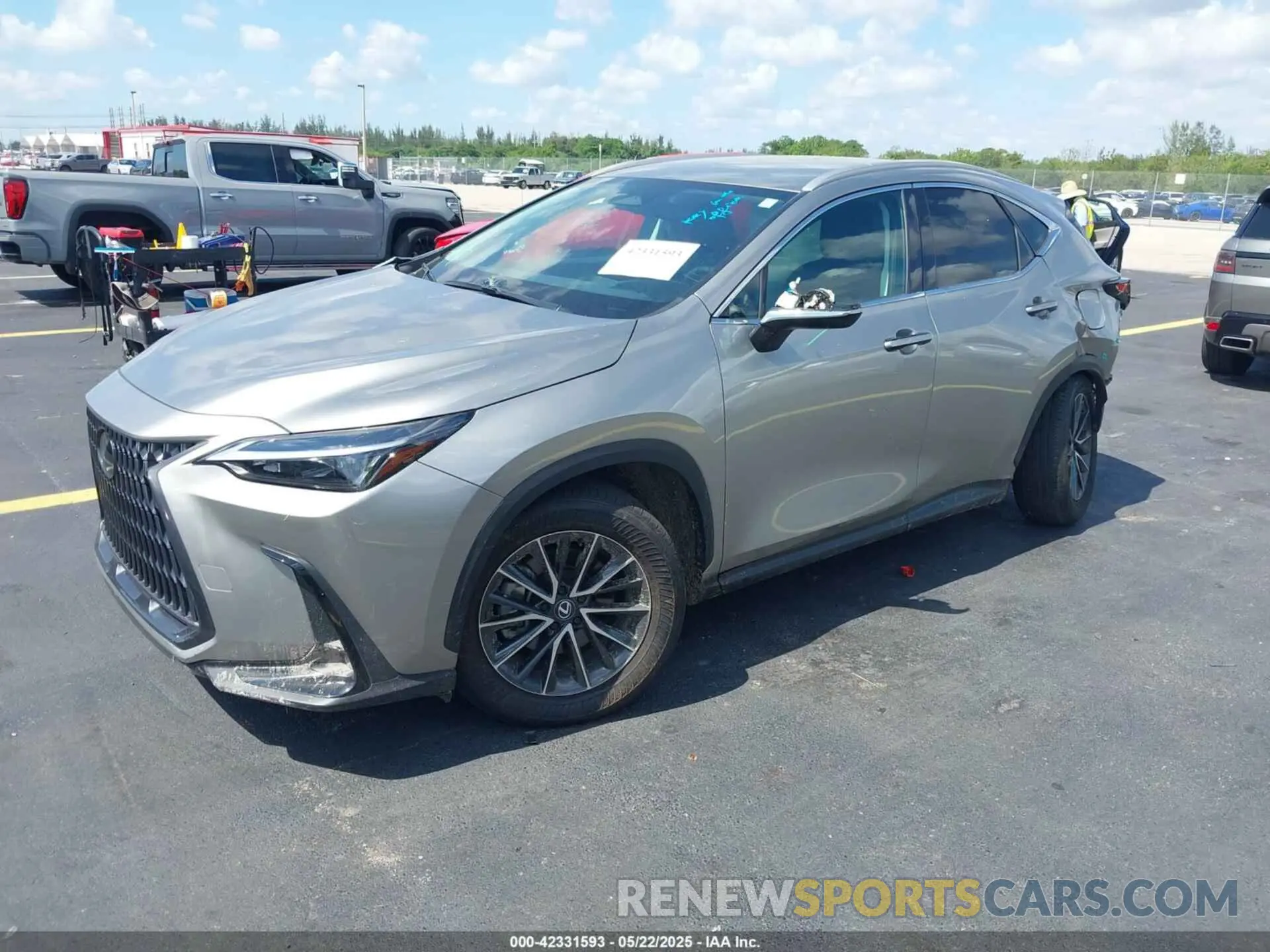 2 Photograph of a damaged car 2T2ADCAZ3RC009989 LEXUS NX 250 2024