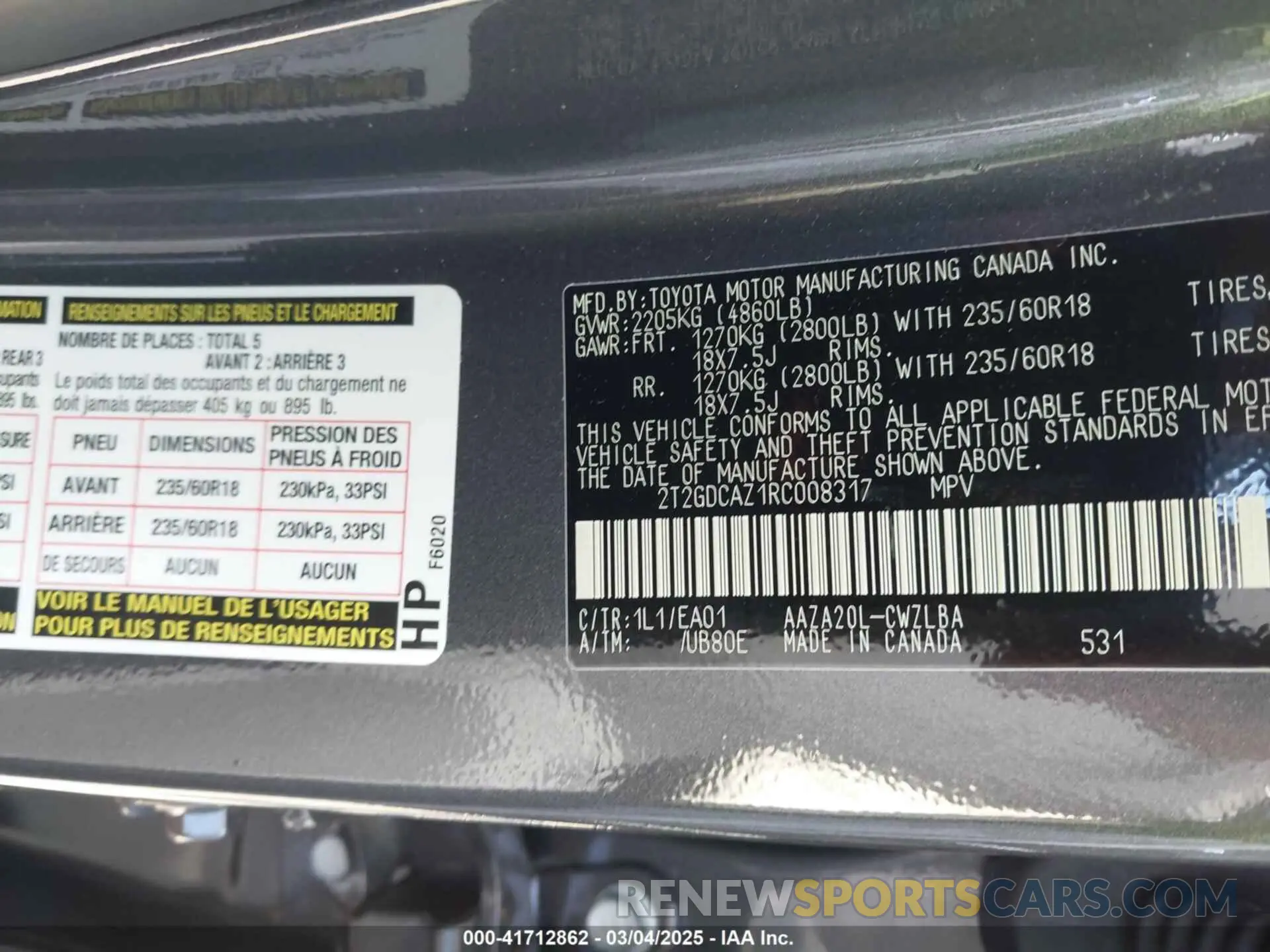 9 Фотография поврежденного автомобиля 2T2GDCAZ1RC008317 LEXUS NX 250 2024