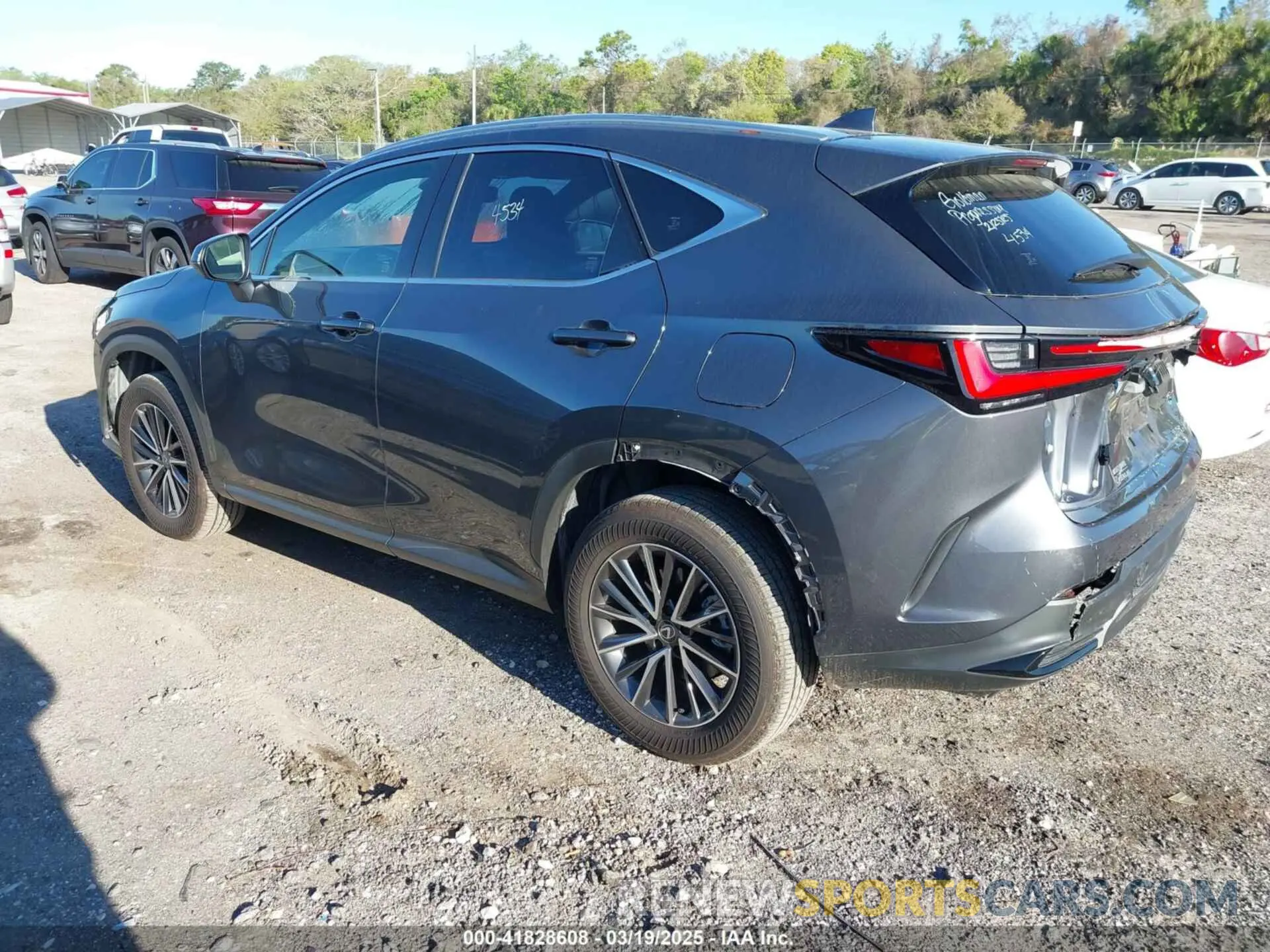 3 Photograph of a damaged car JTJGDCAZXR5020805 LEXUS NX 250 2024