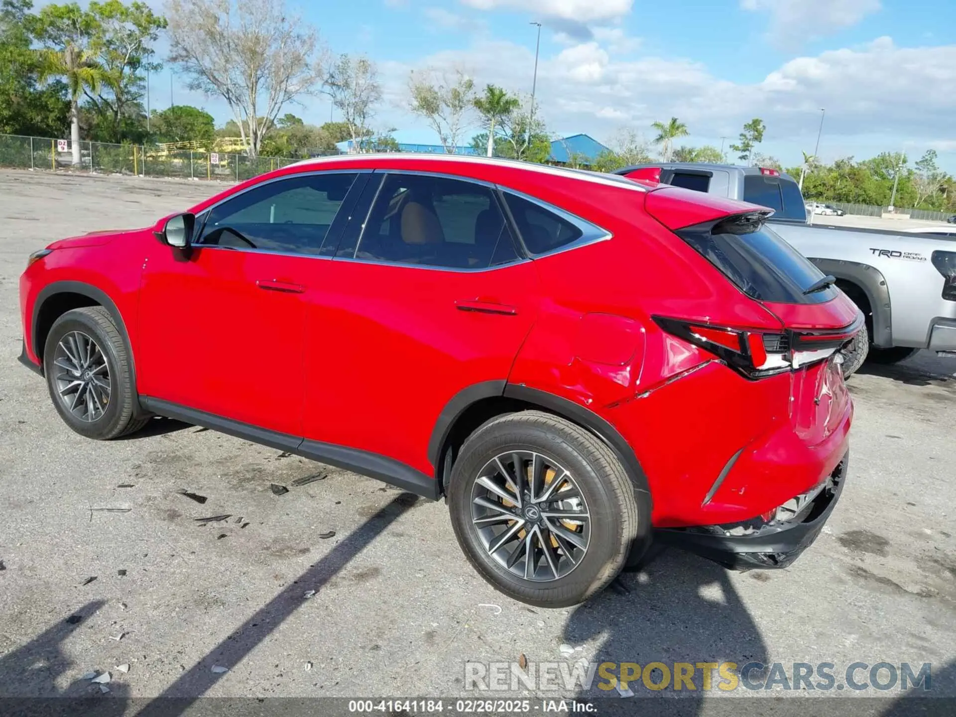 3 Photograph of a damaged car 2T2ADCAZ8SC018984 LEXUS NX 250 2025
