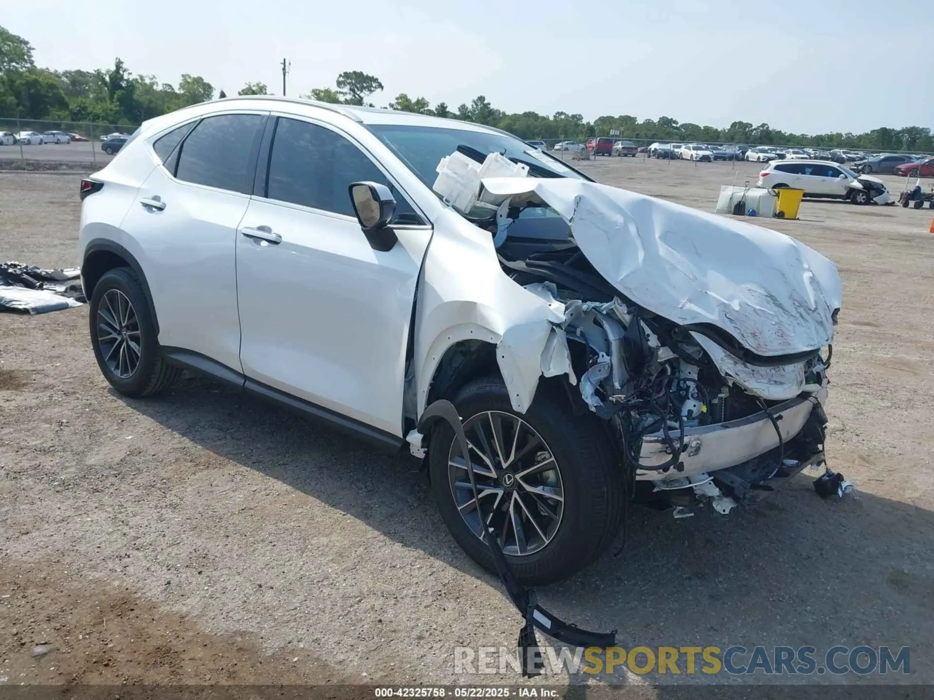 1 Photograph of a damaged car 2T2GDCAZ0SC017127 LEXUS NX 250 2025