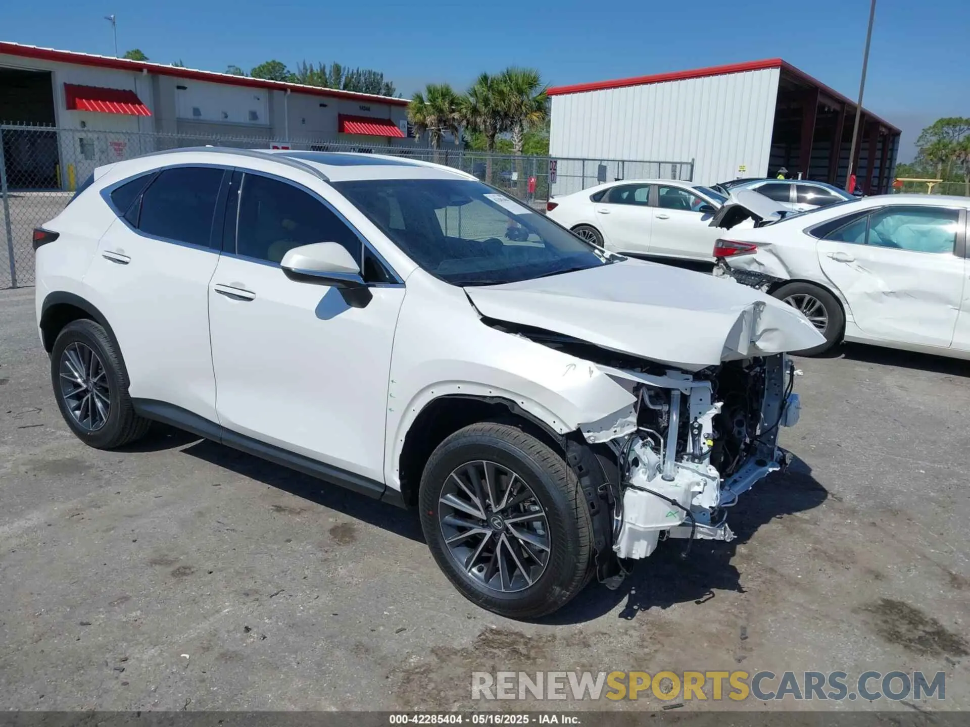 1 Photograph of a damaged car 2T2GDCAZXSC028362 LEXUS NX 250 2025