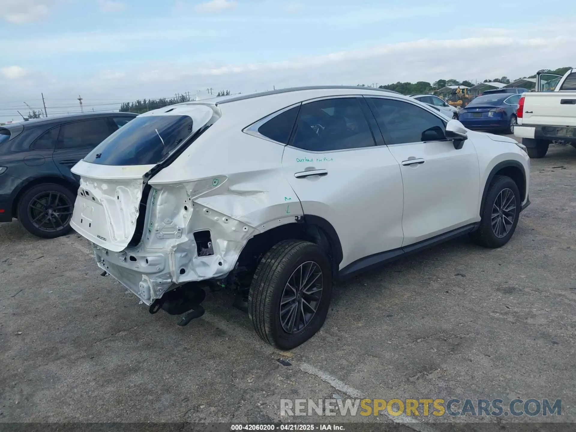 4 Photograph of a damaged car JTJADCAZ1S2022956 LEXUS NX 250 2025