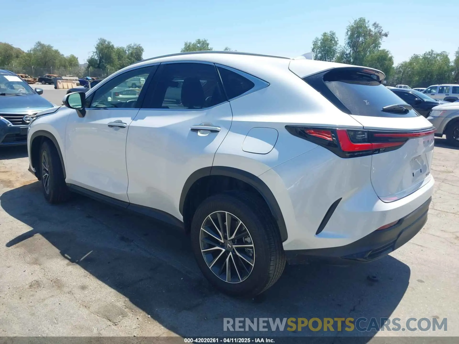 3 Photograph of a damaged car JTJGDCAZ6S5024713 LEXUS NX 250 2025