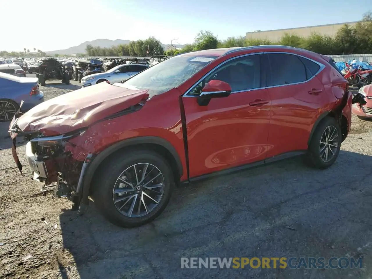 1 Photograph of a damaged car 2T2ADCAZ1SC025484 LEXUS NX 250 BAS 2025