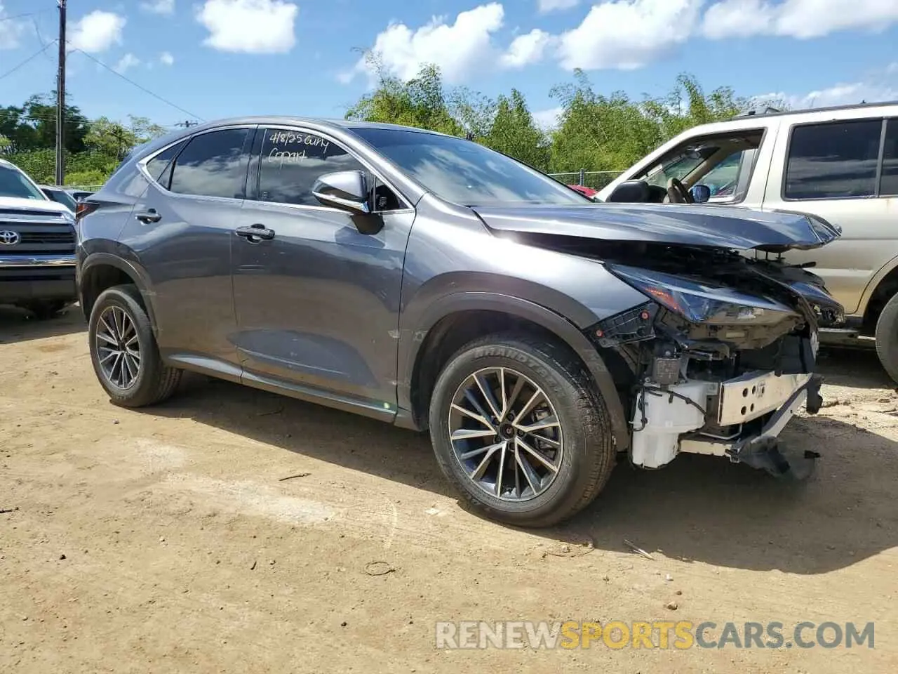 4 Photograph of a damaged car JTJGDCAZ8R2010534 LEXUS NX 250 PRE 2024