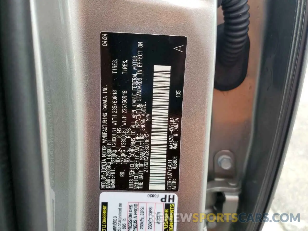 13 Photograph of a damaged car 2T2GDCAZ8SC016131 LEXUS NX 250 PRE 2025