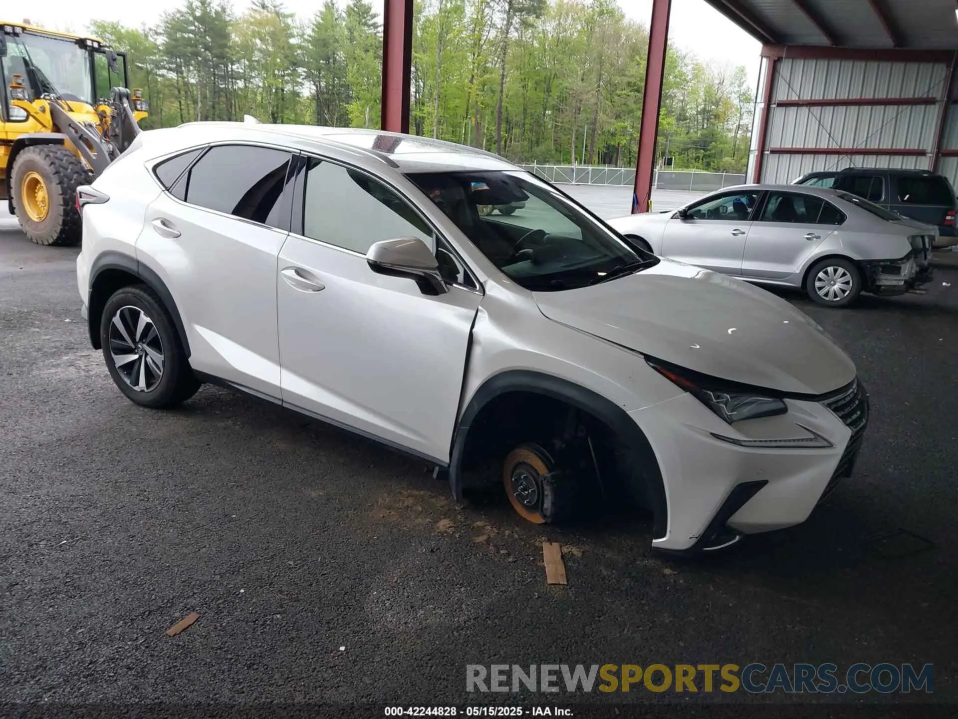 1 Photograph of a damaged car JTJBARBZ2K2183055 LEXUS NX 300 2019