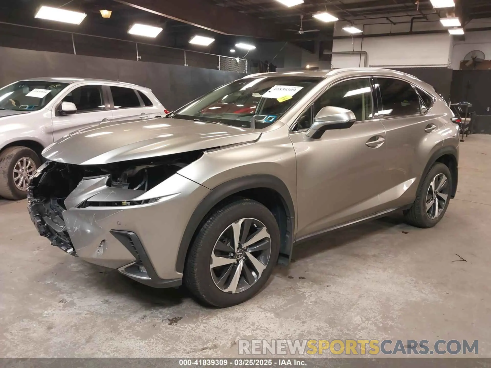 2 Photograph of a damaged car JTJBARBZ3K2184568 LEXUS NX 300 2019