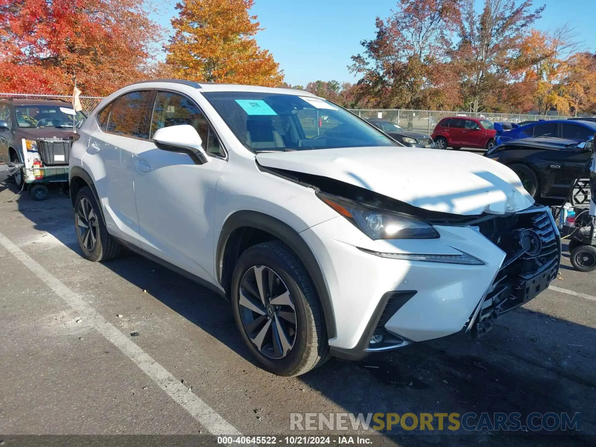 1 Фотография поврежденного автомобиля JTJBARBZ5K2194227 LEXUS NX 300 2019