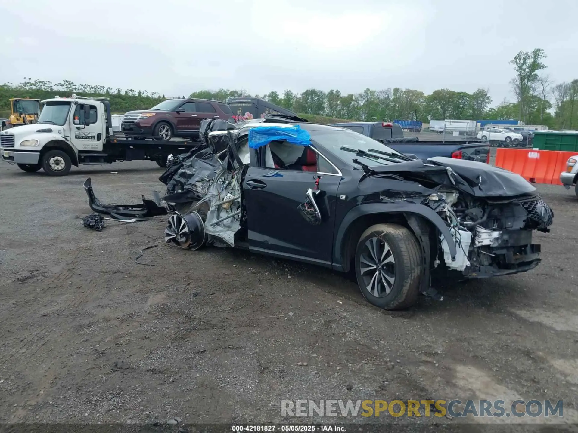 1 Photograph of a damaged car JTJBARBZ7K2205471 LEXUS NX 300 2019