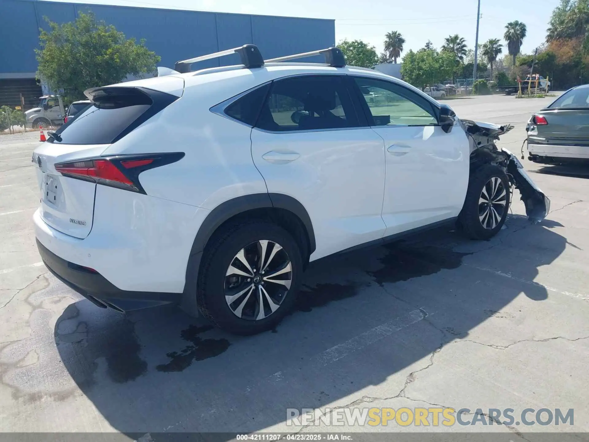 4 Фотография поврежденного автомобиля JTJBARBZ8K2192651 LEXUS NX 300 2019