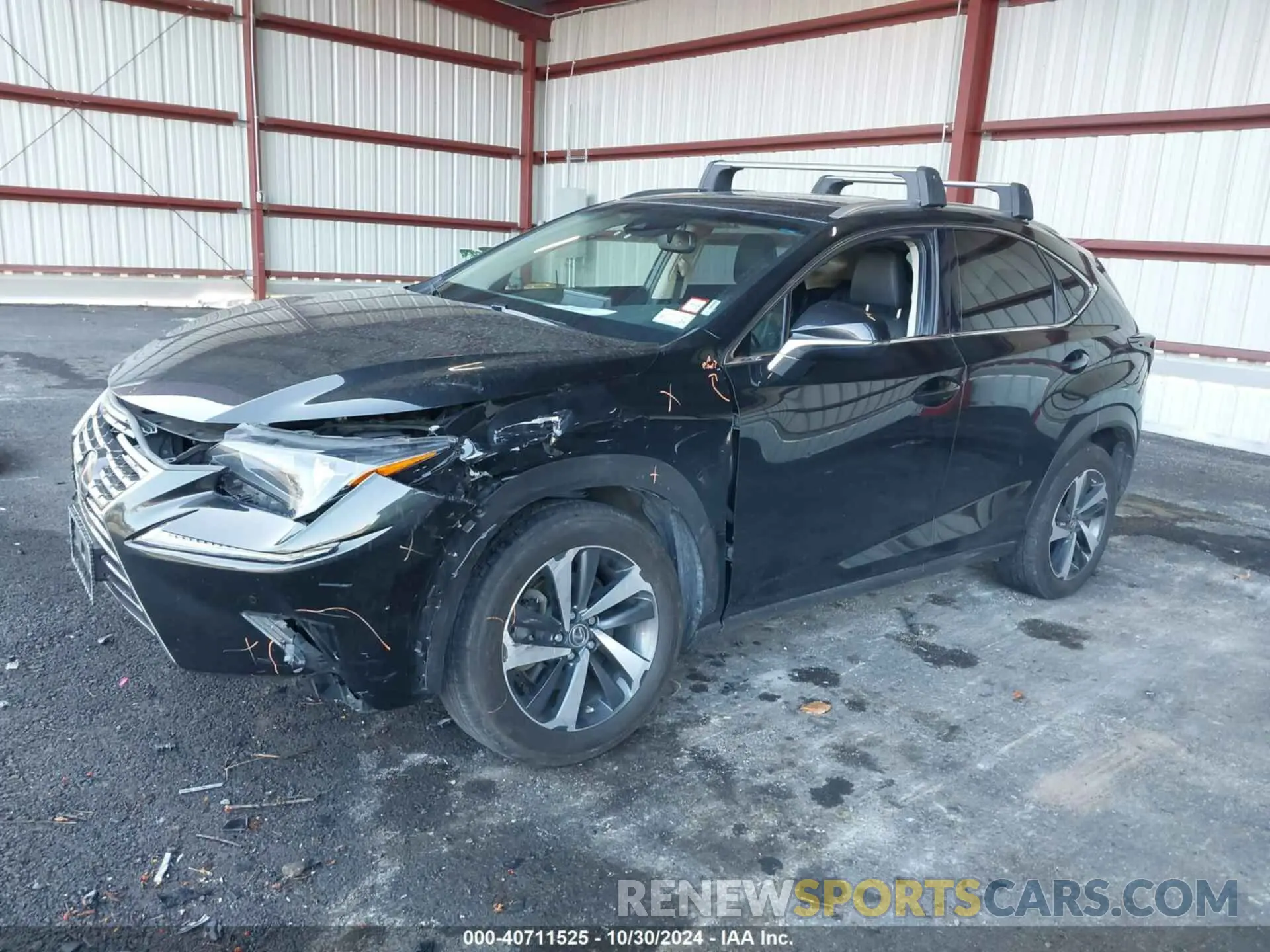 2 Фотография поврежденного автомобиля JTJBARBZXK2187063 LEXUS NX 300 2019