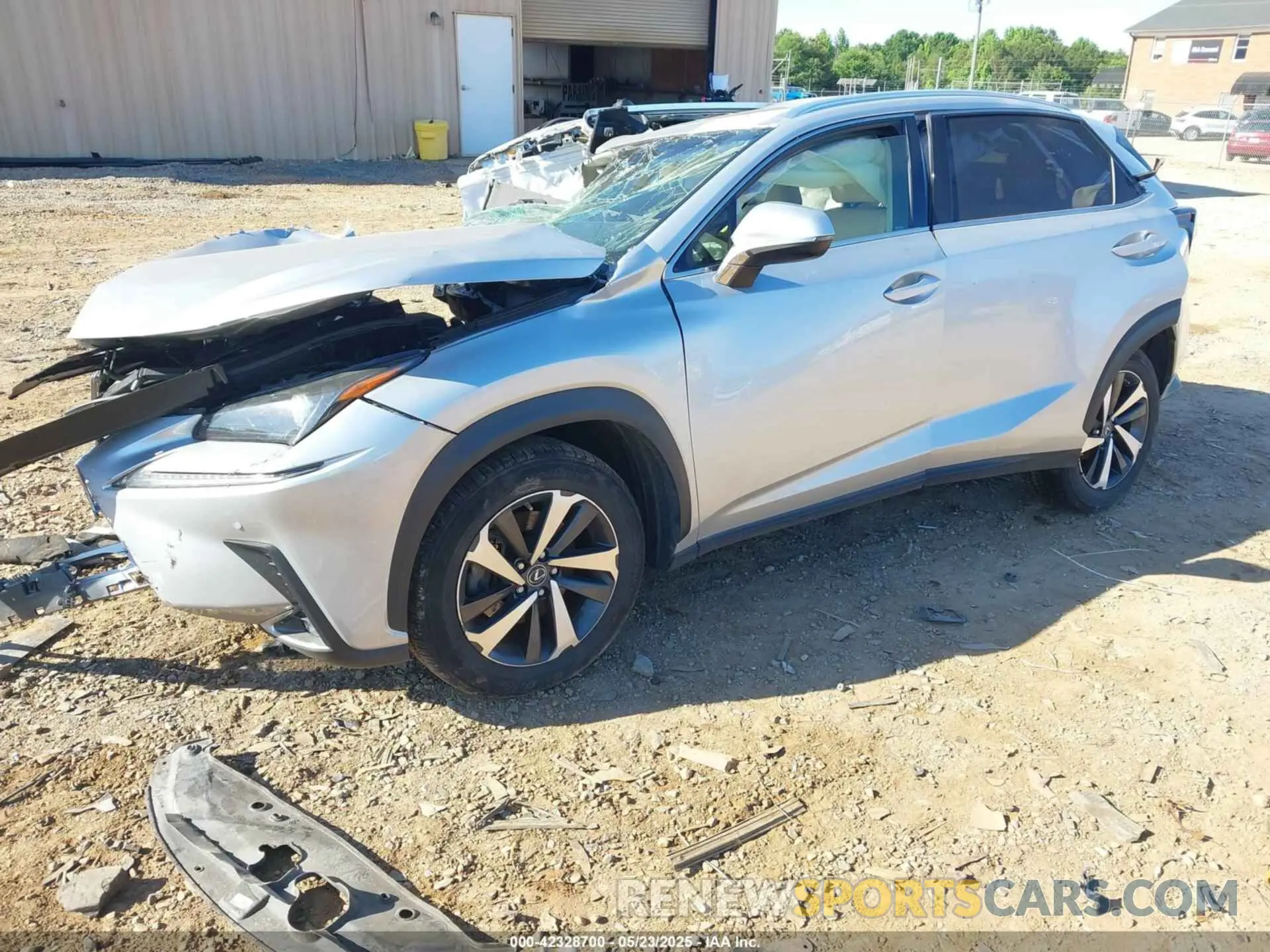 2 Фотография поврежденного автомобиля JTJBARBZXK2192733 LEXUS NX 300 2019