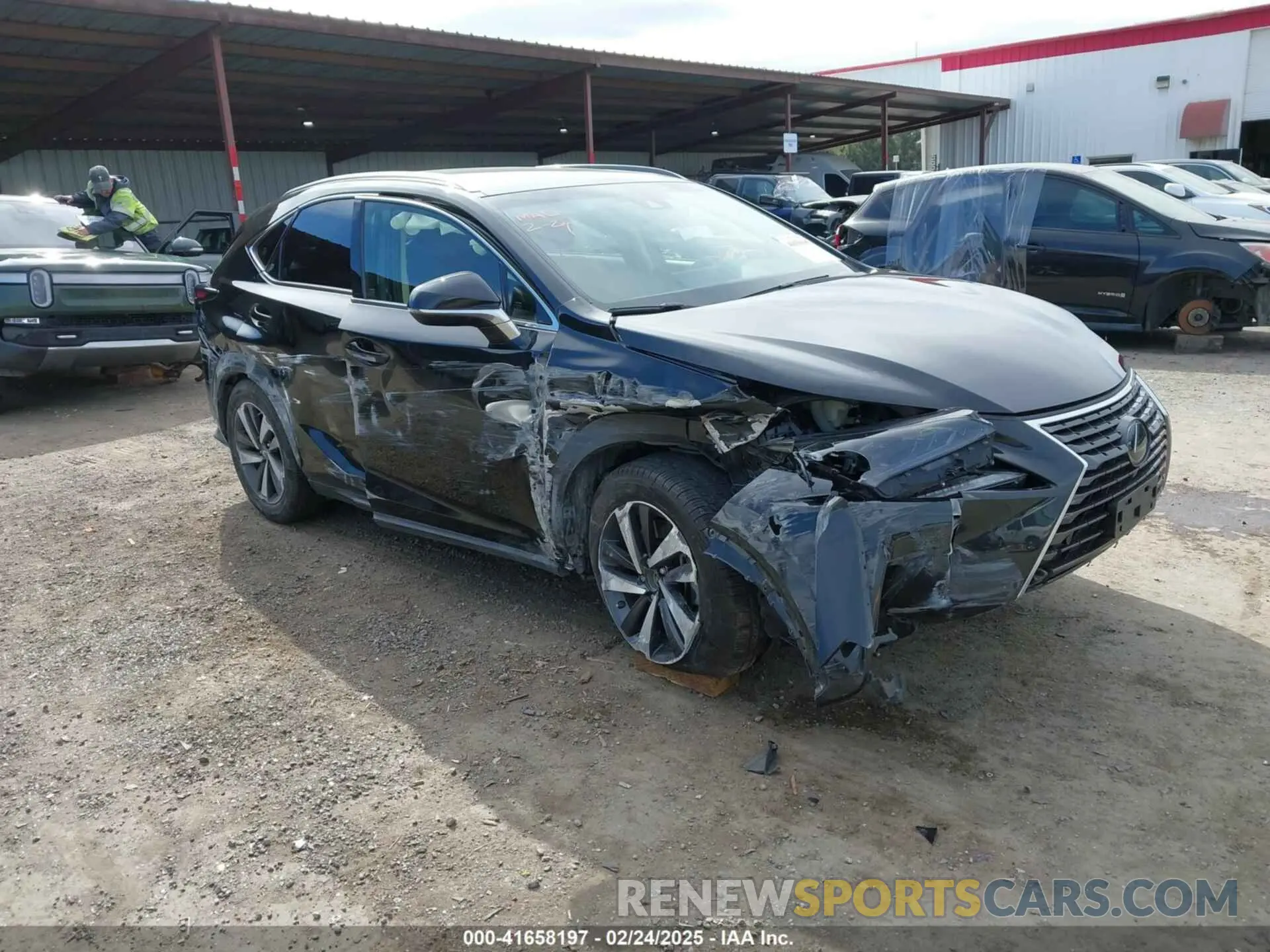 1 Фотография поврежденного автомобиля JTJYARBZ0K2152235 LEXUS NX 300 2019