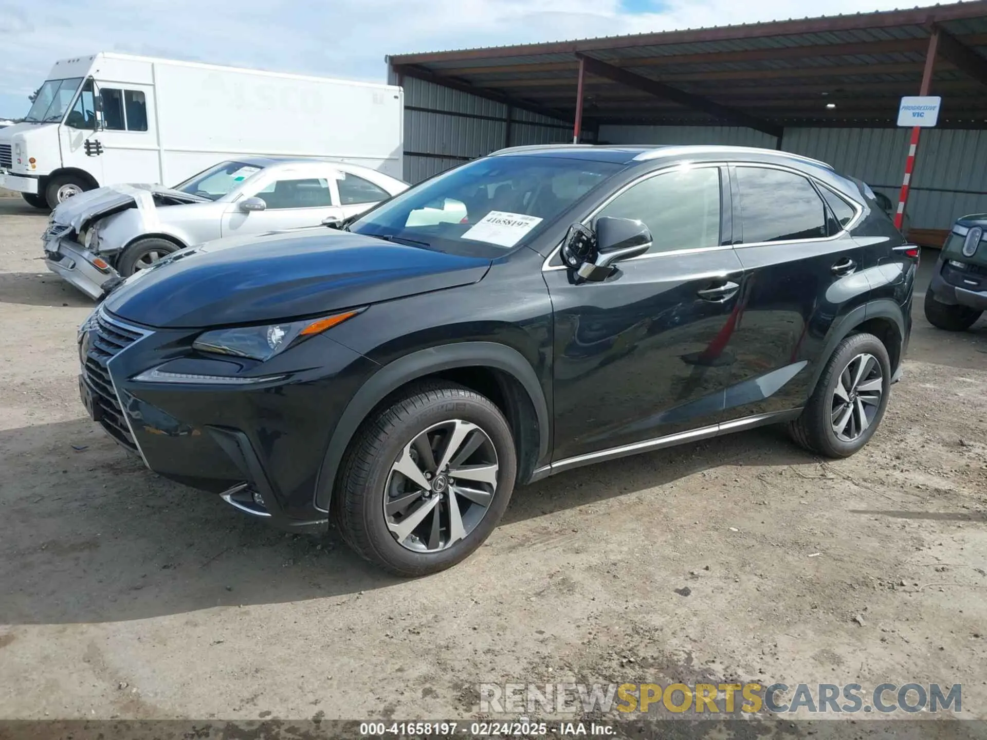 2 Фотография поврежденного автомобиля JTJYARBZ0K2152235 LEXUS NX 300 2019