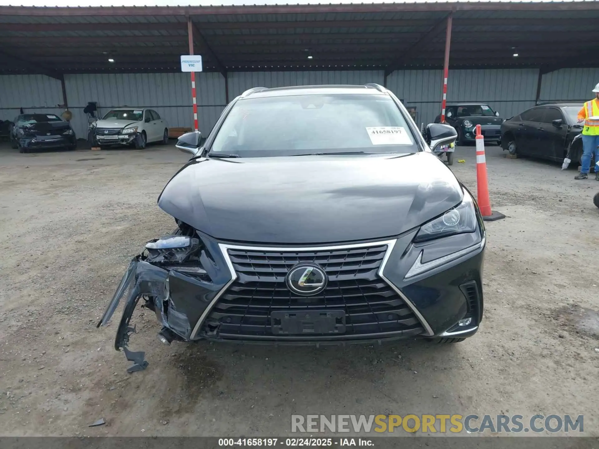6 Фотография поврежденного автомобиля JTJYARBZ0K2152235 LEXUS NX 300 2019