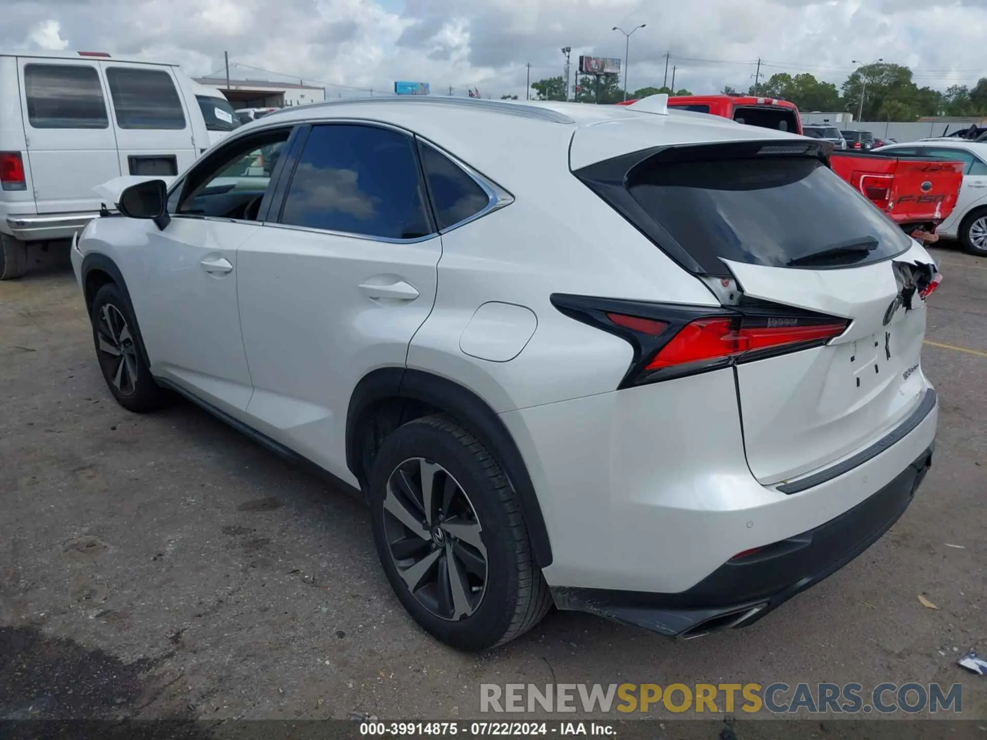 3 Photograph of a damaged car JTJYARBZ3K2125028 LEXUS NX 300 2019
