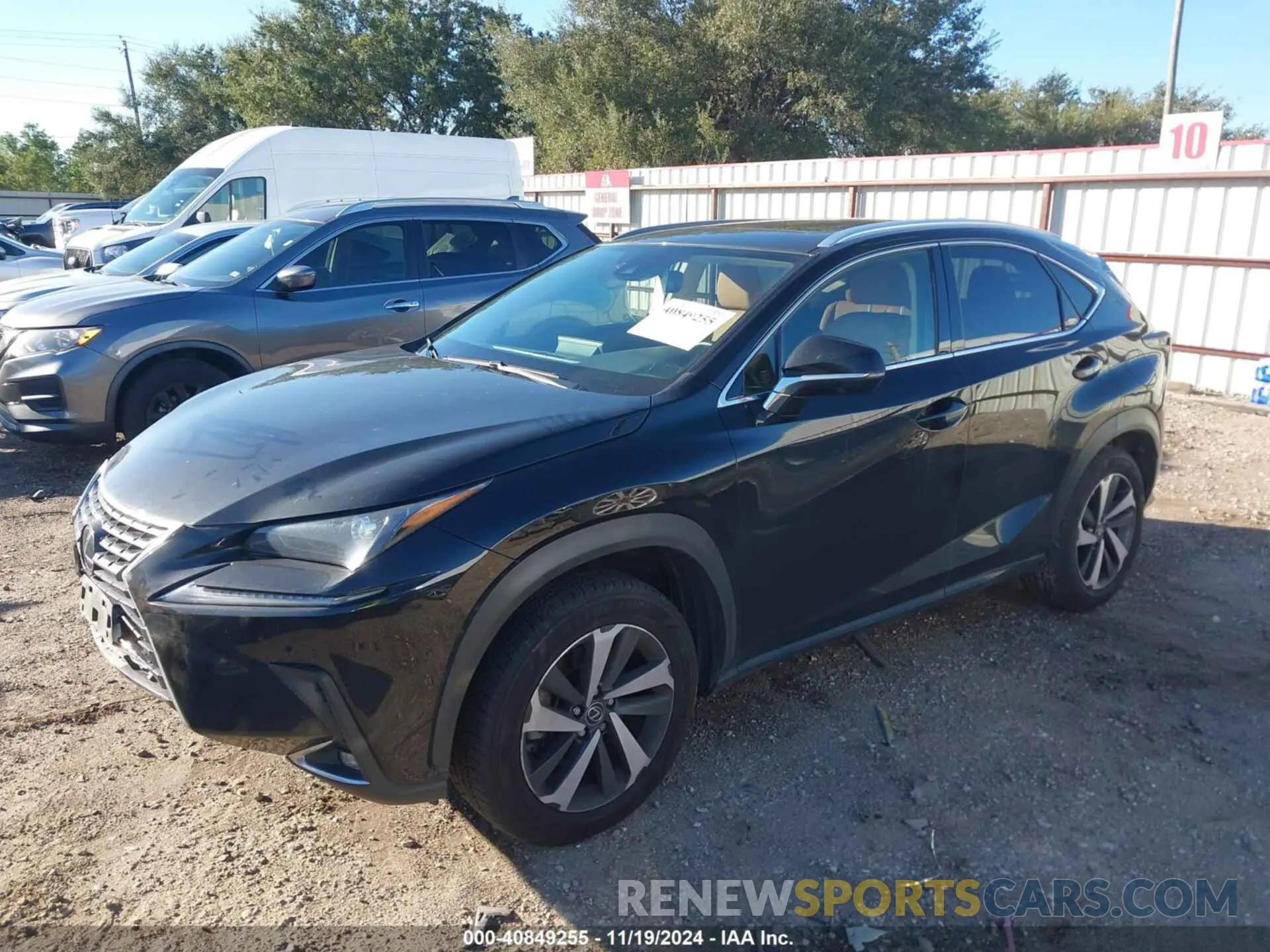 2 Фотография поврежденного автомобиля JTJYARBZ8K2132623 LEXUS NX 300 2019